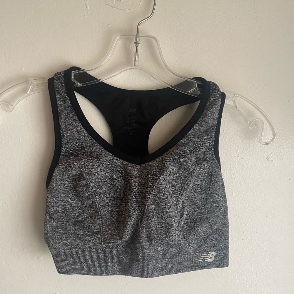 New Balance Grey Sports Bra
